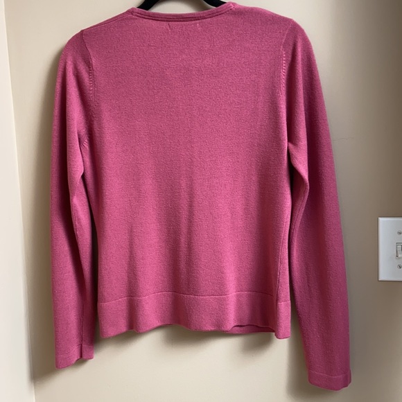 EUC M&S Classic Crew Neck Botton Front Cardigan - Picture 3 of 5